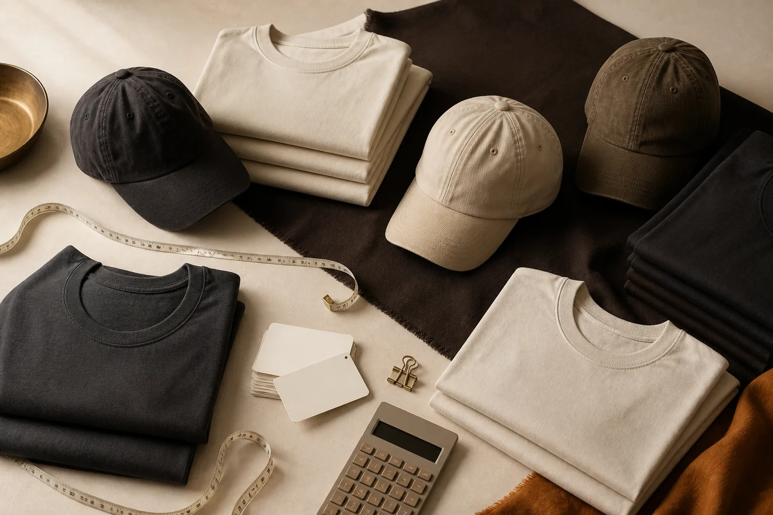 Illustrative custom apparel image for a guide to comparing order specifications and quotes